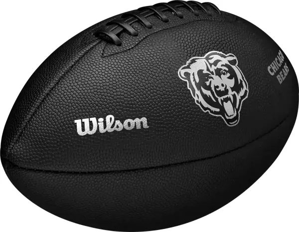 М'яч для американського футболу Wilson NFL TEAM METALLIC PREMIERE CH OF чорний Розмір 9 WF4015806XBOF
