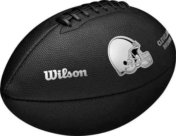 М'яч для американського футболу Wilson NFL TEAM METALLIC PREMIERE CL OF чорний Розмір 9 WF4015808XBOF