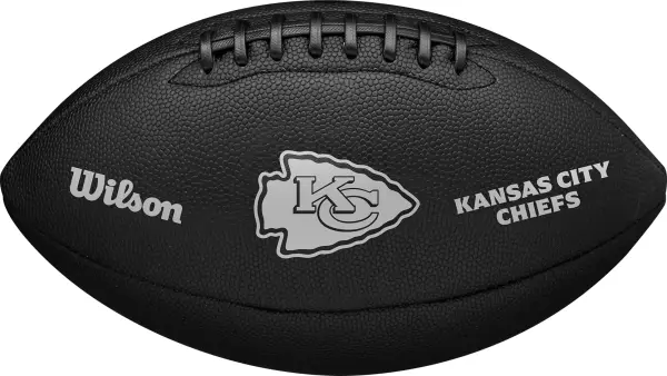 М'яч для американського футболу Wilson NFL TEAM METALLIC PREMIERE KC OF чорний Розмір 9 WF4015816XBOF