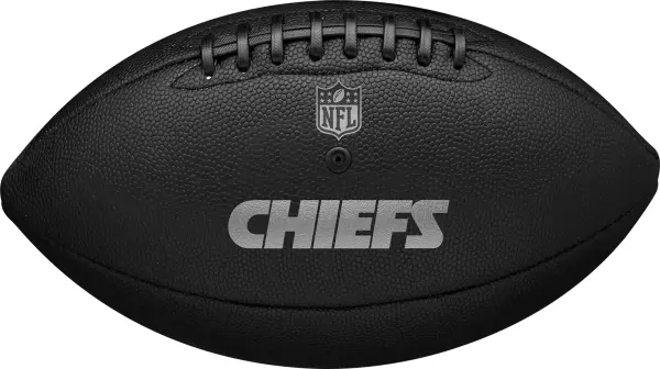 М'яч для американського футболу Wilson NFL TEAM METALLIC PREMIERE KC OF чорний Розмір 9 WF4015816XBOF