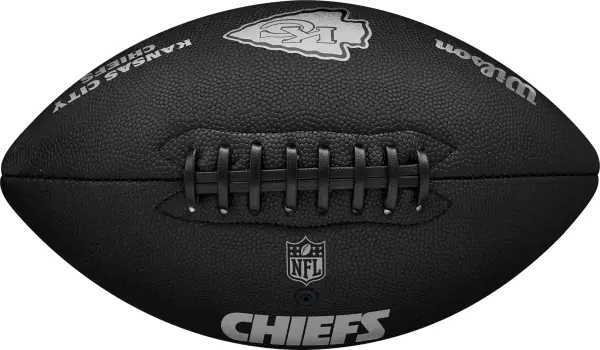 М'яч для американського футболу Wilson NFL TEAM METALLIC PREMIERE KC OF чорний Розмір 9 WF4015816XBOF