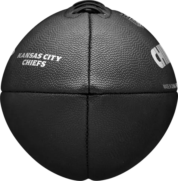 М'яч для американського футболу Wilson NFL TEAM METALLIC PREMIERE KC OF чорний Розмір 9 WF4015816XBOF