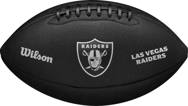 М'яч для американського футболу Wilson NFL TEAM METALLIC PREMIERE LV OF чорний Розмір 9 WF4015817XBOF