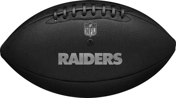 М'яч для американського футболу Wilson NFL TEAM METALLIC PREMIERE LV OF чорний Розмір 9 WF4015817XBOF