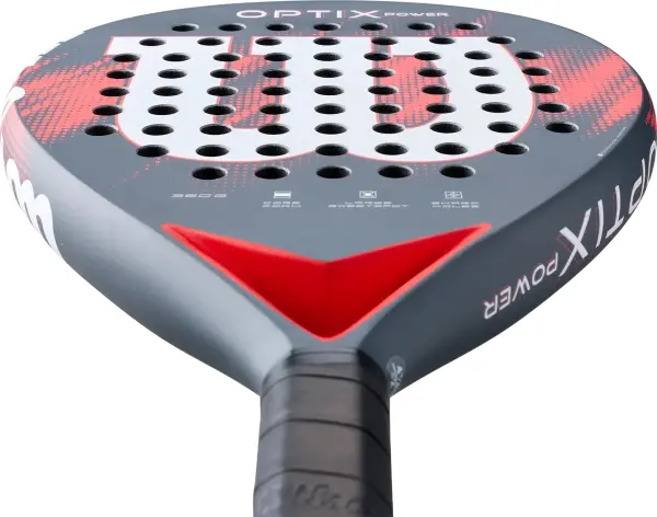 Ракетка для падл-тенісу Wilson OPTIX V2 POWER GRIP2 димчасто-темно-синьо-червона WR190811U2