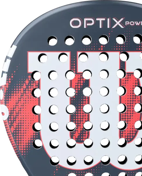 Ракетка для падл-тенісу Wilson OPTIX V2 POWER GRIP2 димчасто-темно-синьо-червона WR190811U2