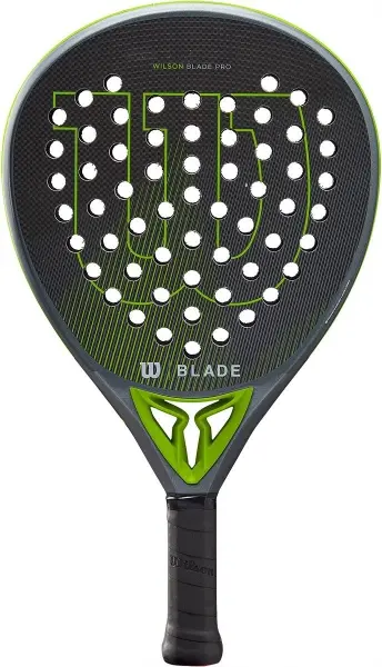Ракетка для паділ-тенісу Wilson BLADE PRO V2 VERDE темно-сіро-зелена WR067211
