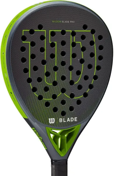 Ракетка для паділ-тенісу Wilson BLADE PRO V2 VERDE темно-сіро-зелена WR067211