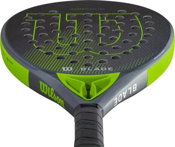 Ракетка для паділ-тенісу Wilson BLADE PRO V2 VERDE темно-сіро-зелена WR067211