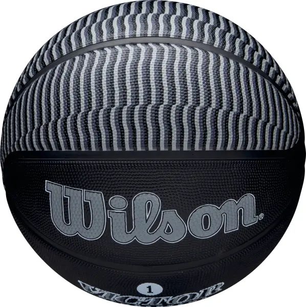 Баскетбольний м'яч Wilson NBA PLAYER ICON OUTDOOR VICTOR WEMBANYAMA чорно-сірий Розмір 7 WZ3017801XB7
