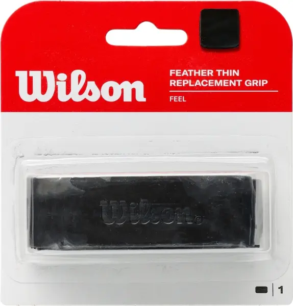 Обмотка для ракеток Wilson FEATHER THIN REPLACEMENT GRIP черная WRZ4204bk