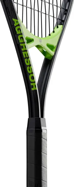 Ракетка для тенісу Wilson AGGRESSOR чорно-зелена WR147610