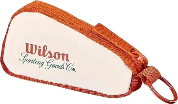 Ключниця Wilson ROLAND GARROS 2026 KEYCHAIN ​​бежево-жовтогаряча WR8053201001
