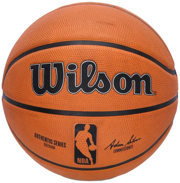 М’яч баскетбольний Wilson NBA AUTHENTIC OUTDOOR коричнево-чорний Розмір 6 WTB7300XB06