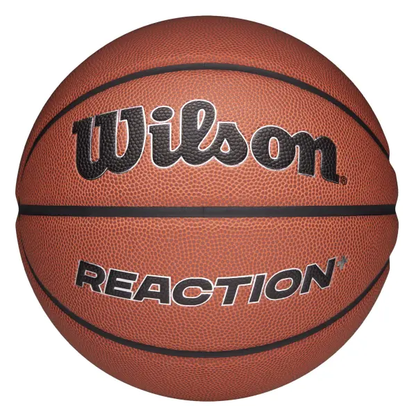 Баскетбольний м’яч Wilson REACTION PLUS коричнево-чорний Розмір 6 WZ2026701XB6