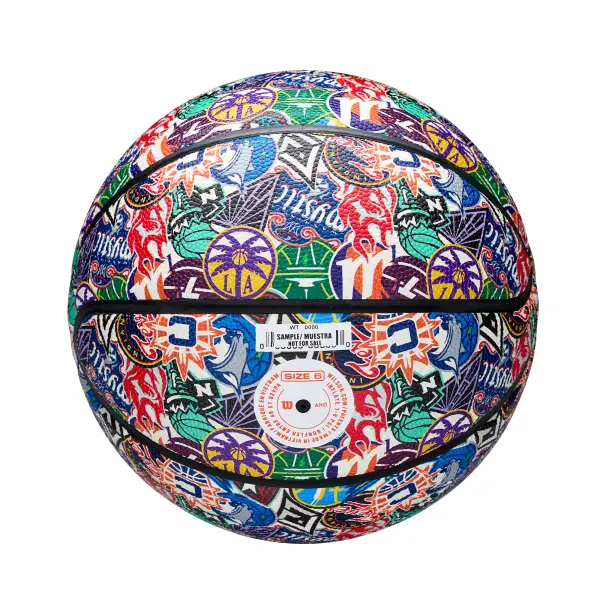 Баскетбольний м’яч Wilson WNBA ALL TEAM різнокольоровий Розмір 6 WZ4033301XB6
