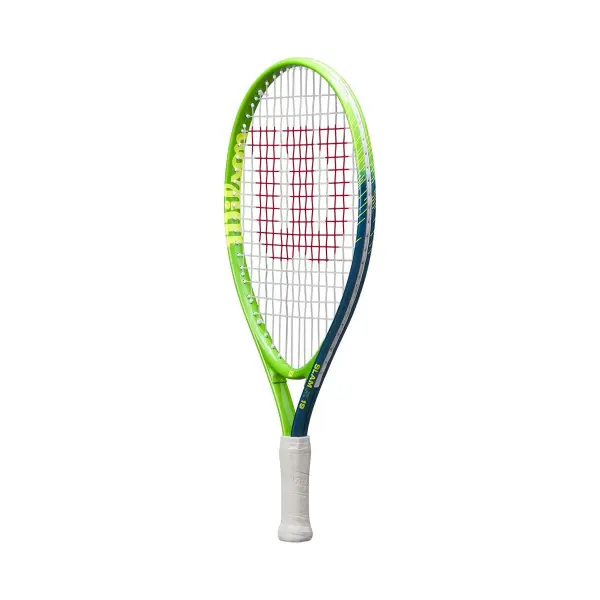 Ракетка для тенісу дитяча Wilson SLAM JR 19 зелено-синя WR172110