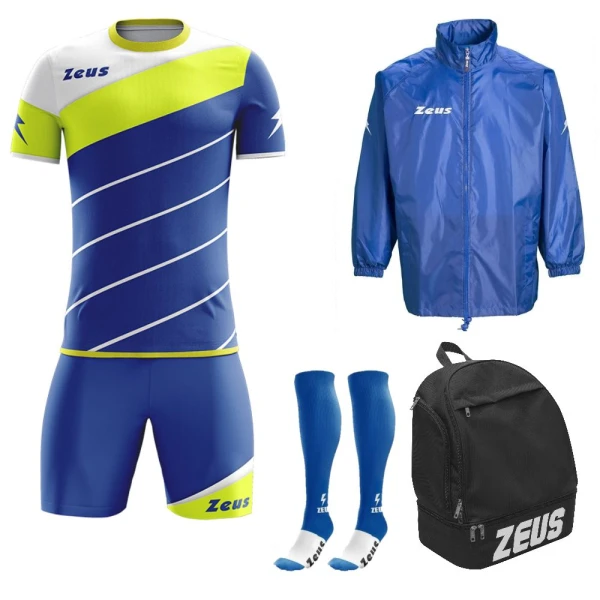 Футбольний набір Zeus KIT LYBRA UOMO синій №18