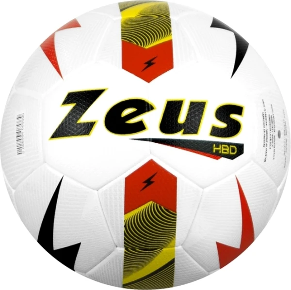 Футбольний м'яч Zeus PALLONE HBD BI/RE біло-червоний Розмір 5 Z01809
