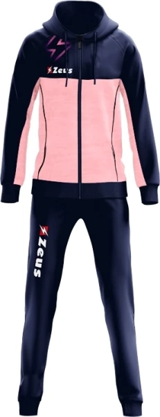 Спортивный костюм женский Zeus TUTA OLYMPIA PF/BL темно-сине-светло-розовый Z01571