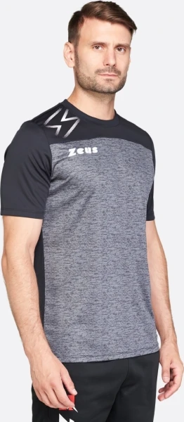 Футболка Zeus T-SHIRT OLYMPIA NERO черно-темно-серая Z01802