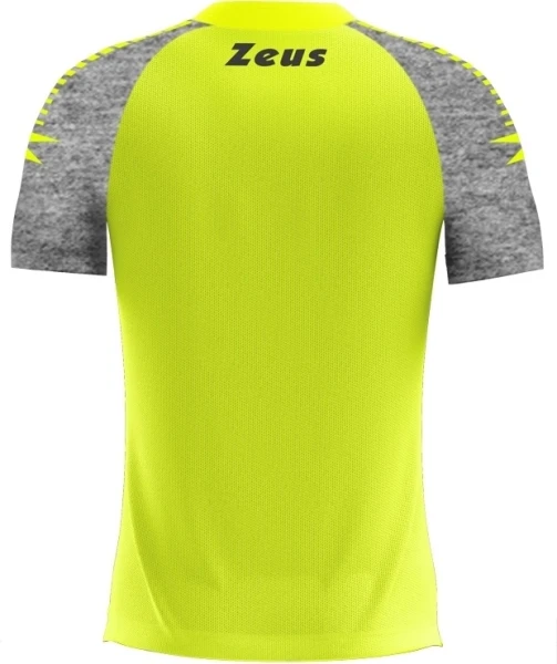 Футболка Zeus T-SHIRT FAST GIAFL неоново-желто-серая Z01916
