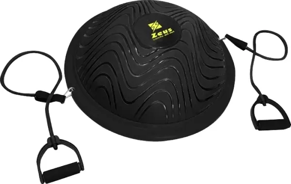 Балансувальна півсфера Zeus BOSU BALL NE/GF чорна Z01472