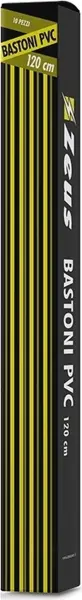 Набір слаломних стійок Zeus BASTONE PVC 10 PZ 120 см лаймовий (10 штук) Z00004