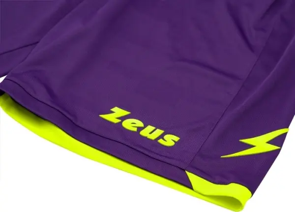 Комплект футбольной формы Zeus KIT NAXOS VI/GF фиолетово-лимонный Z01991