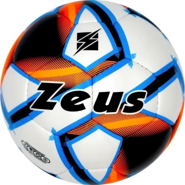 Футбольный мяч Zeus PALLONE SK/AR бело-сине-оранжевый Размер 4 Z01969