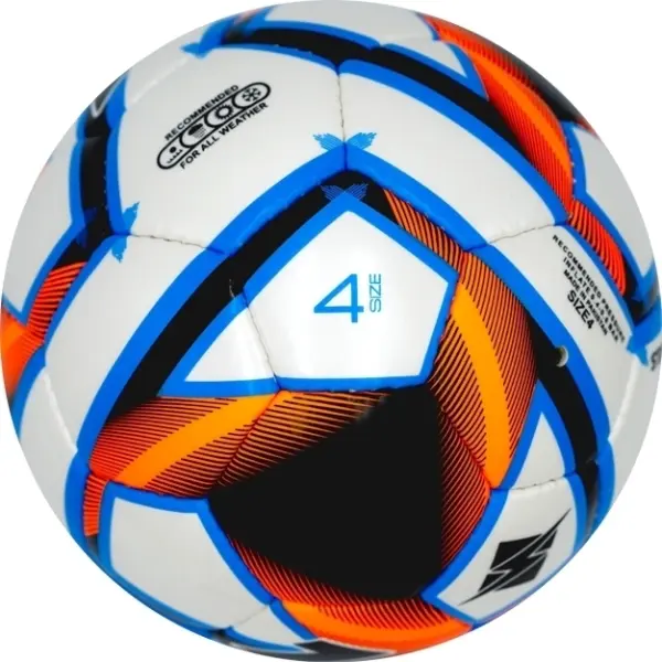 Футбольный мяч Zeus PALLONE SK/AR бело-сине-оранжевый Размер 4 Z01969