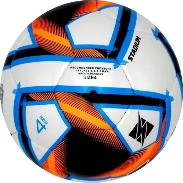 Футбольный мяч Zeus PALLONE SK/AR бело-сине-оранжевый Размер 4 Z01969