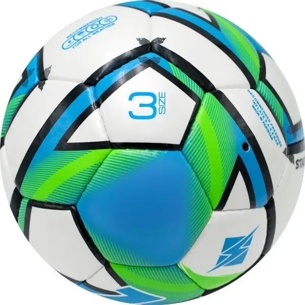 Футбольный мяч Zeus PALLONE VF/EL бело-зелено-синий Размер 3 Z02025