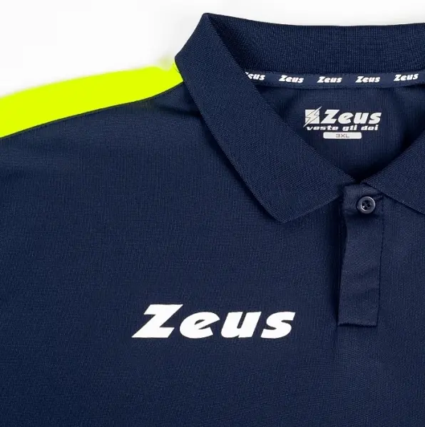 Поло Zeus POLO START BL/GF темно-сине-лимонное Z01992