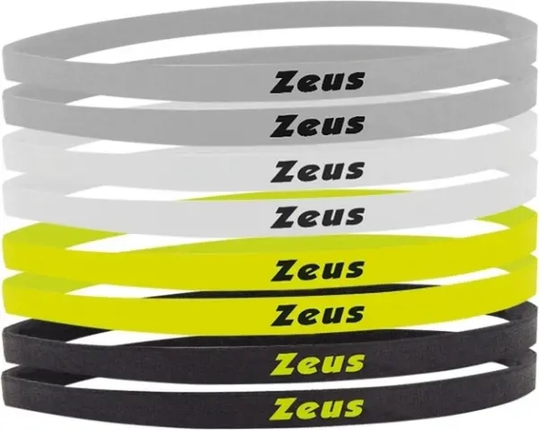 Пов'язки на голову Zeus SET HAIRBANDS 8 PZ різнокольорові (8 штук) Z01620